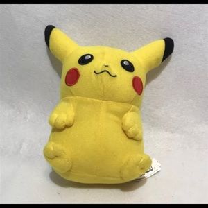 Toy Factory 6" Pokemon Pikachu Plush Stuffed Animal Yellow